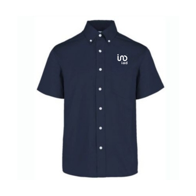 Camisa azul manga corta (Caballero)
