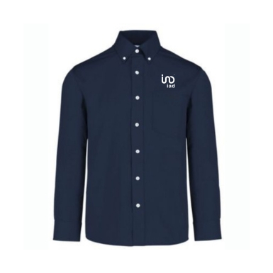Camisa azul manga larga (Caballero)