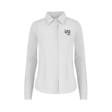 Camisa blanca manga larga (Dama)