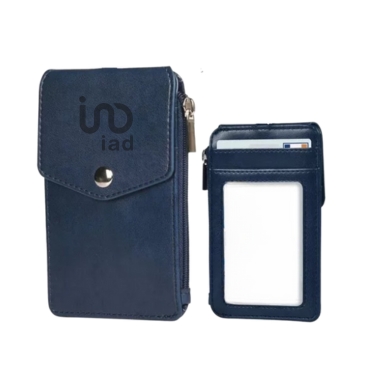 Porta credencial de cuero